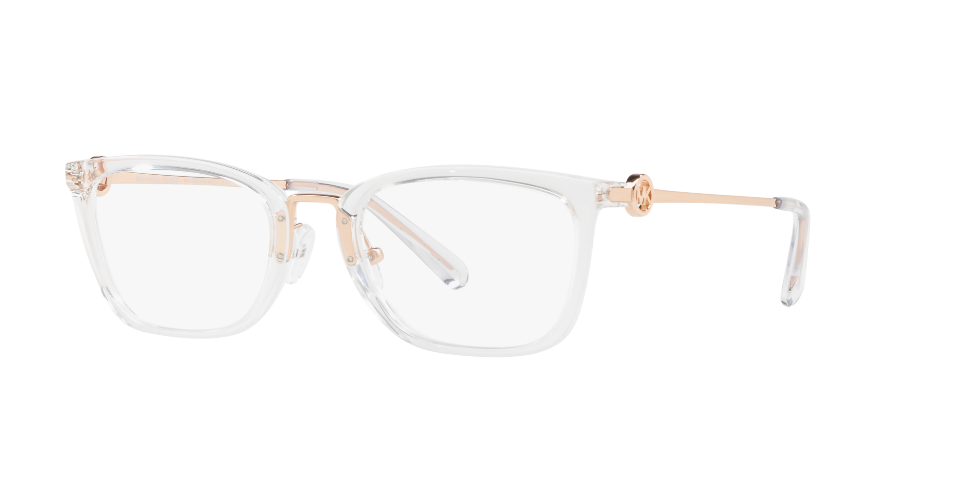 New MICHAEL KORS Eyeglasses Coconut Grove MK 3032 3417 Pink Clear amp  Gold Frames  eBay